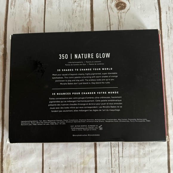 New Morphe 350 Nature Glow Eyeshadow Palette New in Box - Picture 9 of 9